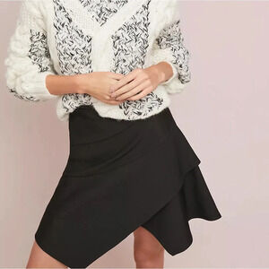 Maeve Black Midi Skirt